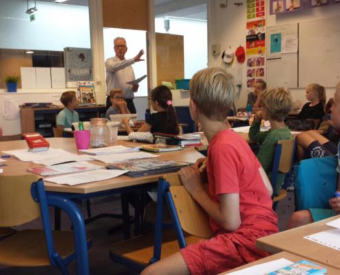 de-krullevaar-groep-7a-betoog
